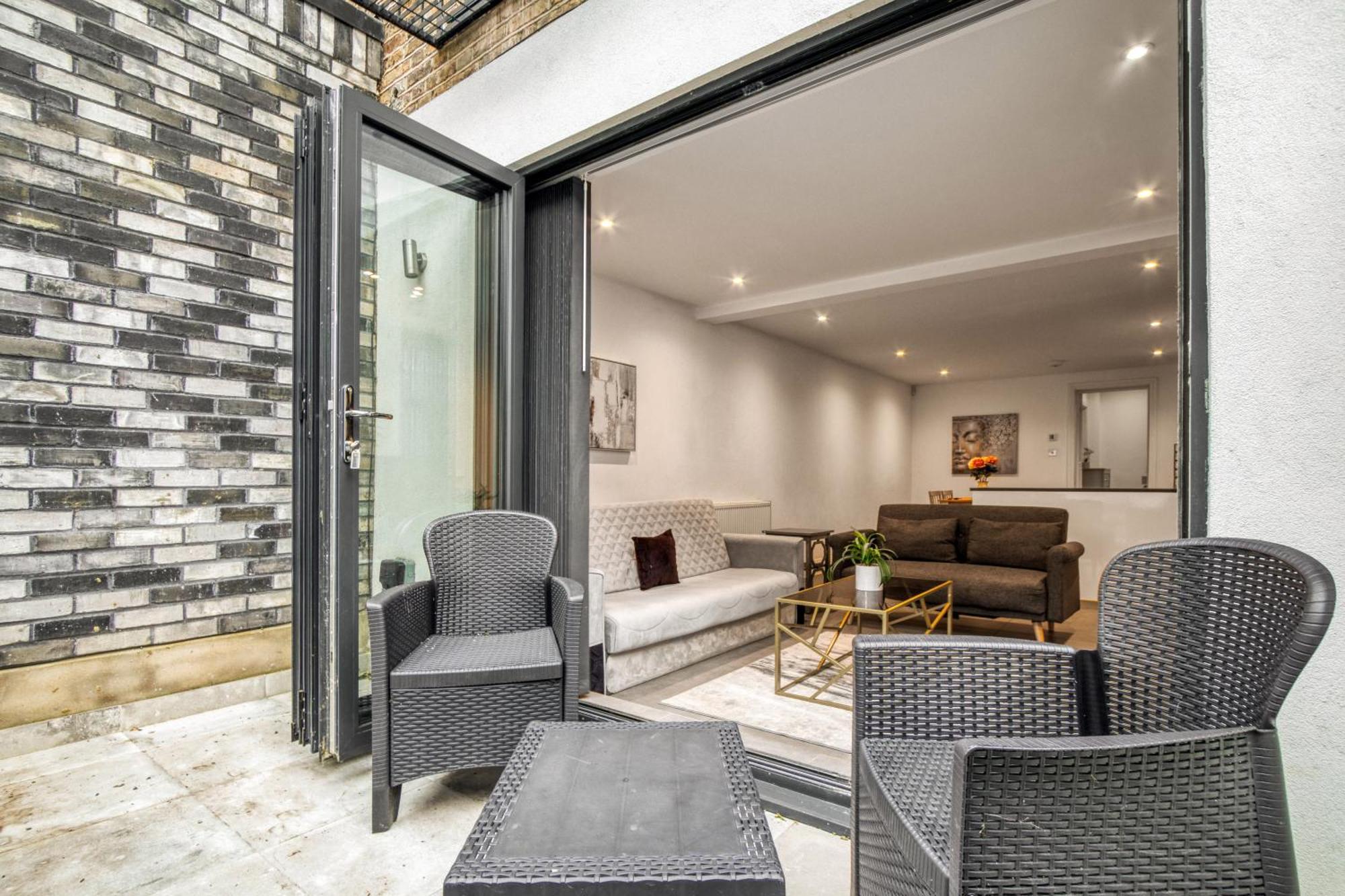 Stylish Beauty Ground Floor 1br 1ba Private Garden Apartamento *